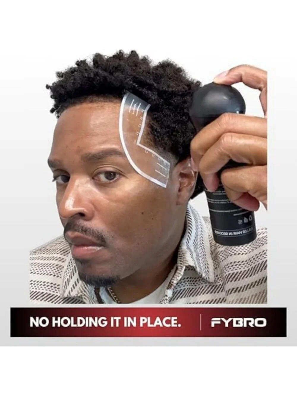 3-in-1 Hairline & Beard Stencil Kit | 32 Stick-On Shape Up Tools for Perfect